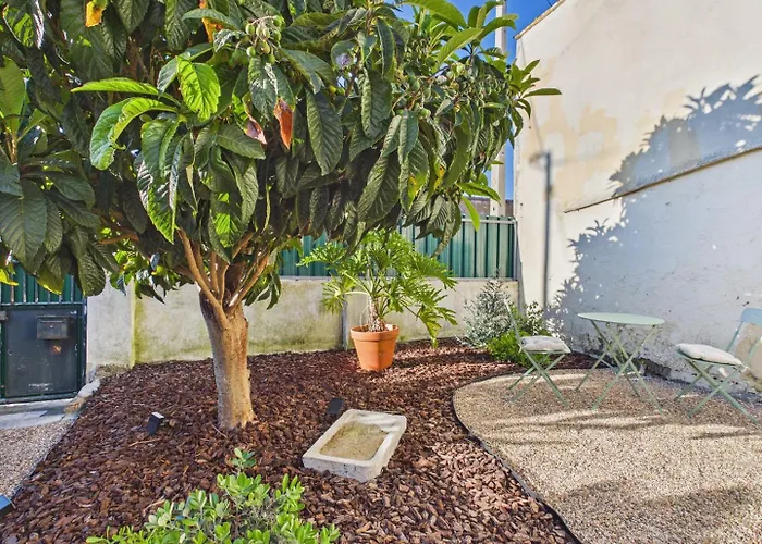 Cozy 1br W/ Ac, Terrace & Shared Garden - | By Airnest * Almada